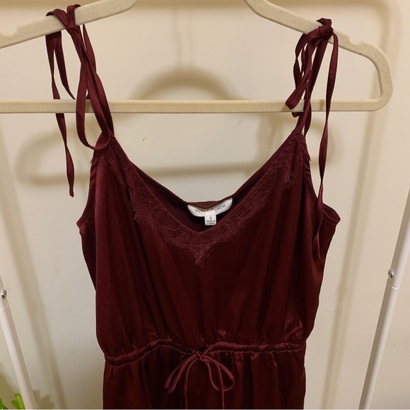NWT Burgundy Romper - Picture 3 of 13